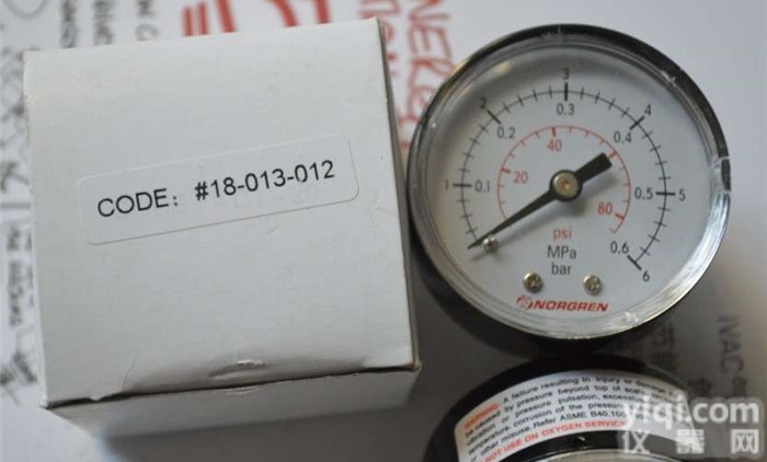 18-013-012  道墨现货直供<em>原装进口</em><em>诺冠</em><em>压力表</em> 18-013-012