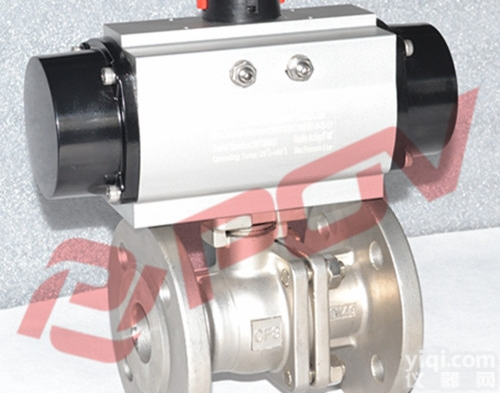 Q641F-16C  q641f<em>气动</em>不锈钢<em>法兰</em><em>球阀</em>
