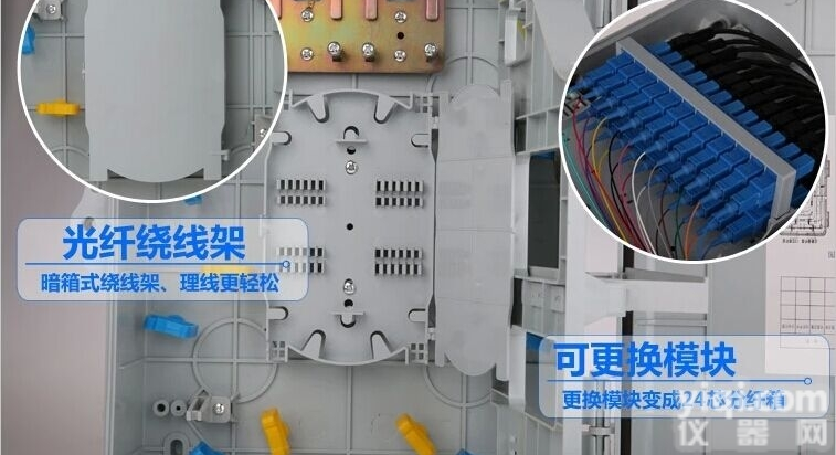 JR-FTTH<em>光纤</em>箱  1分16插<em>片式</em>光分路器箱 16芯SC/UPC<em>光纤</em>分纤盒