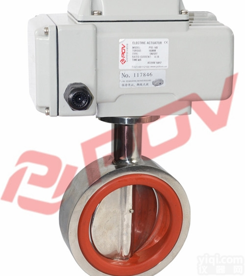 d981f  不锈钢<em>食品级</em>电动<em>蝶阀</em>