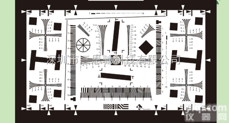 <em>增强型</em>  <em>ISO12233</em><em>分辨率</em>测试卡