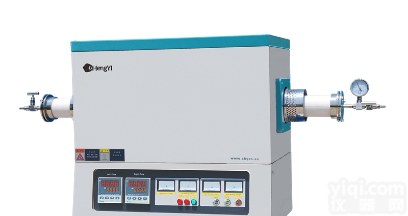 T1760B  河南成仪实验室设备 实验室专用 1700度双温区<em>高温</em><em>管式</em>炉 <em>真空</em><em>管式</em>炉