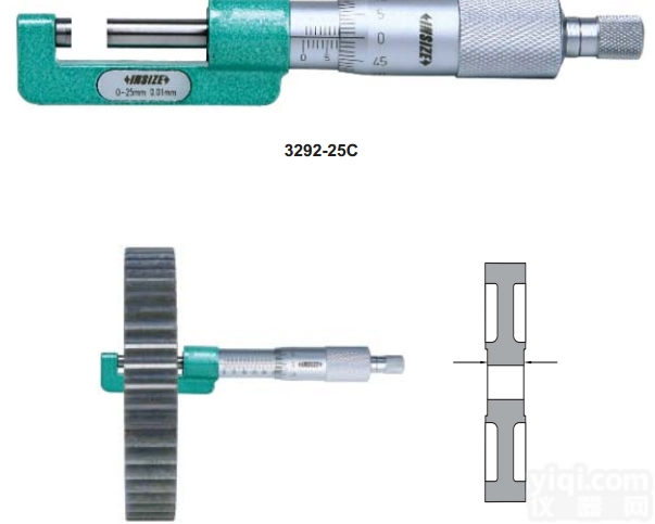 英示Insize<em>轮毂</em><em>千分尺</em>3292系列