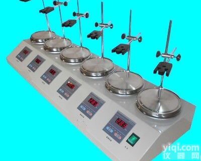 HJ-6A  <em>数显多头磁力加热搅拌器</em>