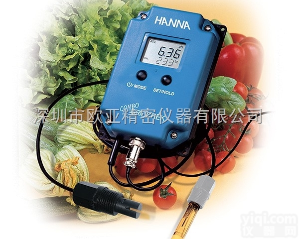 <em>HI991405</em>  意大利哈纳<em>HI991405</em>高量程微电脑pH-EC-TDS-℃连续<em>测定仪</em>