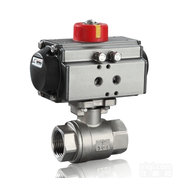 Q611F-16C气动<em>球阀</em>  DN50<em>直通式</em>气动<em>球阀</em>