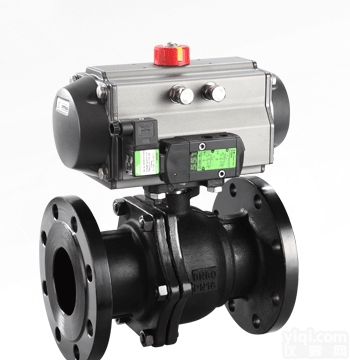 Q641F-16C气动<em>球阀</em>  DN100<em>铸钢</em>气动<em>球阀</em>