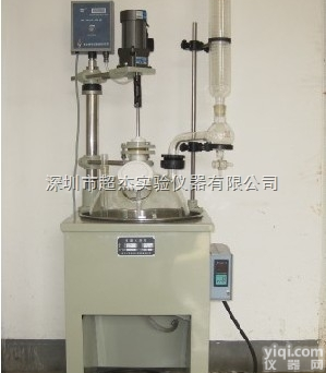 CJ-100L  玻璃反应釜<em>广州</em><em>深圳</em><em>深圳</em>单层玻璃反应釜 玻璃反应器 厂家 超杰仪器