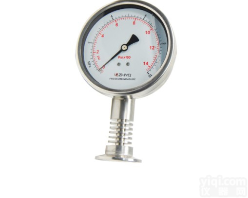 ZHYQ<em>卡箍式</em>卫生隔膜<em>压力表</em>