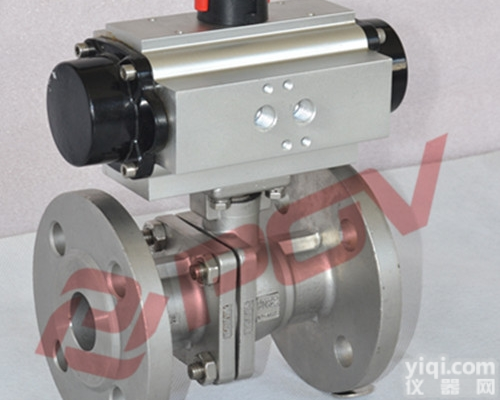 q641f<em>气动</em>不锈钢<em>法兰</em><em>球阀</em>