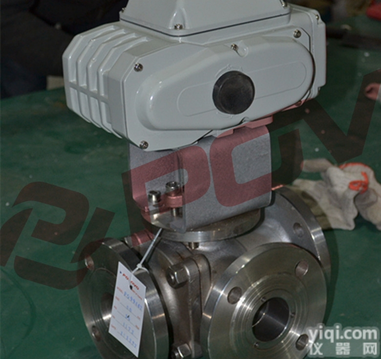 Q944Y  <em>调节型</em>江苏<em>电动</em>三通<em>球阀</em>||分流<em>电动</em>三通阀门4-20mA