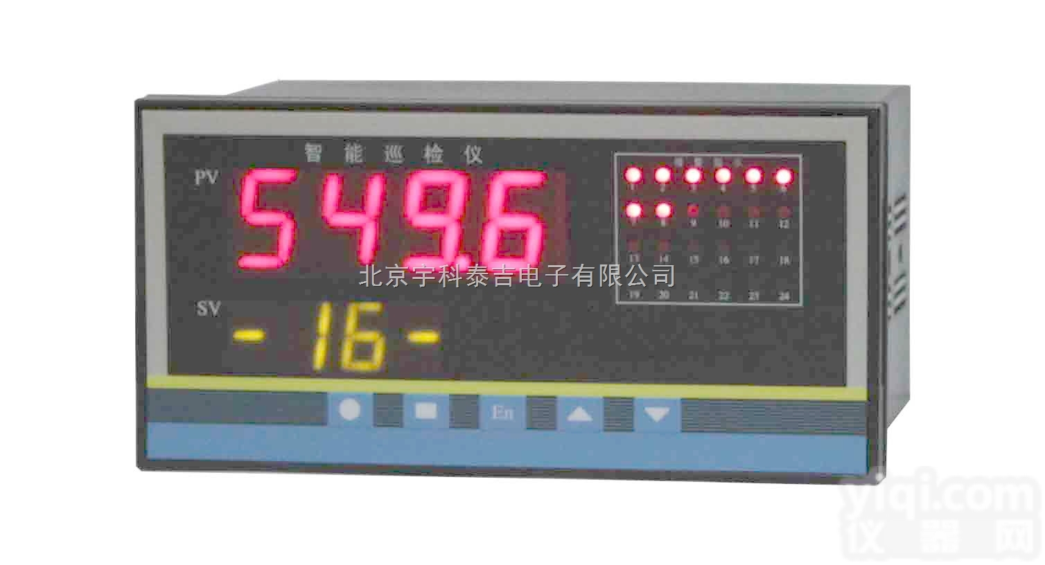 YK-19A  <em>带上</em>限和上上限与<em>下限</em>及下<em>下限</em>四继电器智能温度巡检仪