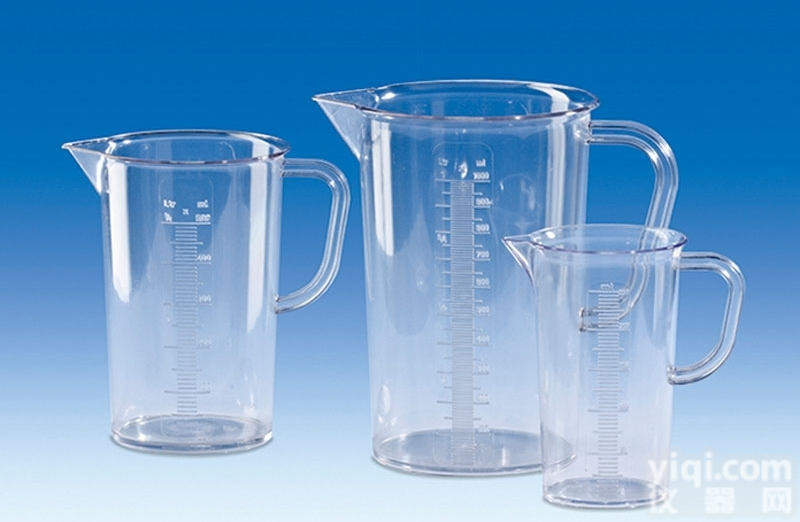 进口塑料带把刻度<em>烧杯</em>VITLAB<em>德国</em>进口SAN刻度<em>烧杯</em>
