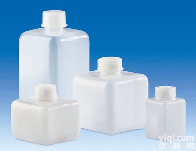 进口塑料<em>方形</em>窄口瓶窄口储存瓶VITLAB<em>德国</em>进口PE-HD<em>方形</em>窄口试剂...