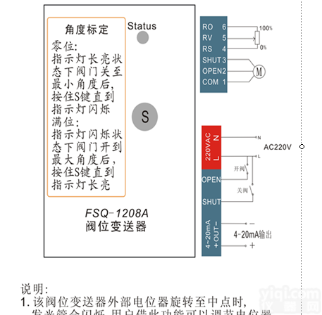 DWQ-1107A  <em>电动阀门</em><em>定位器</em>智能<em>模块</em>是用于电动调节