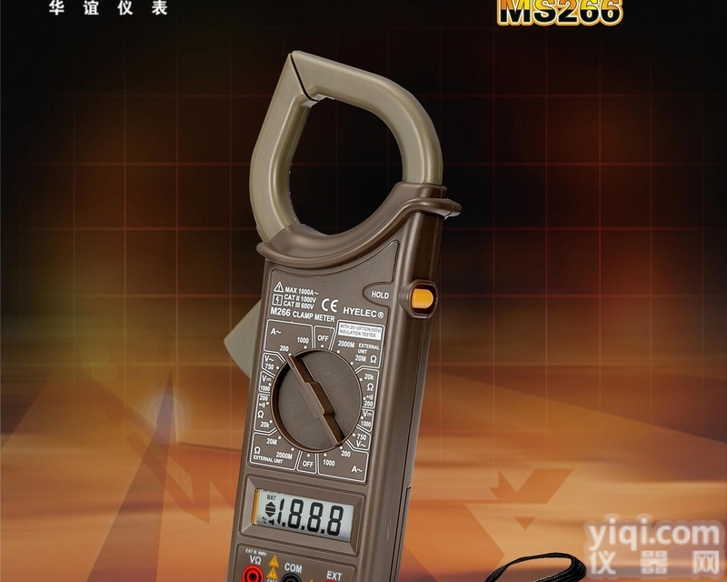 M266  数字交流钳形表，<em>华谊</em>钳型<em>电流表</em>
