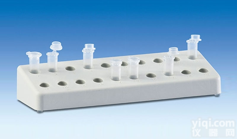进口塑料聚丙烯微量<em>离心管</em>支座VITLAB<em>德国</em>进口20孔PP微量<em>离心管</em>支...