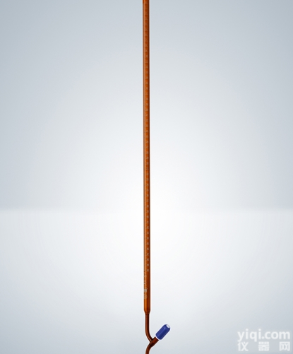 class AS  德国进口Hirschmann赫<em>施曼</em>棕色<em>滴定</em>管带PTFE四氟旋塞阀