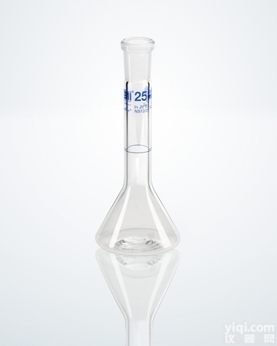 class A级  德国Hirschmann赫施曼进口<em>透明</em>玻璃<em>梯形</em><em>容量瓶</em>