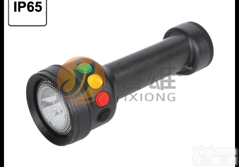 CBY6020D防水锂电充<em>电信号</em>灯，手电式强光信号灯，四色信号手电筒