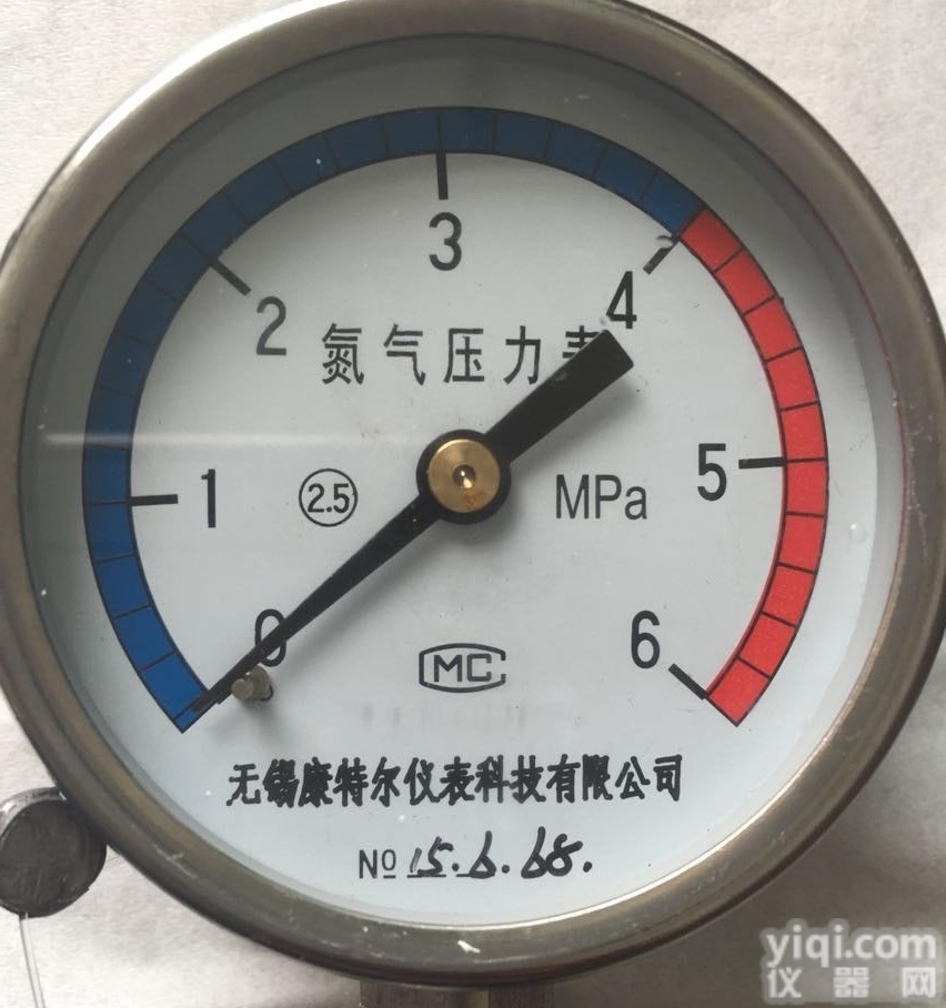 KTE-WS  氮气<em>压力表</em> |无锡康特尔仪表 |厂家直销 |<em>现货供应</em>