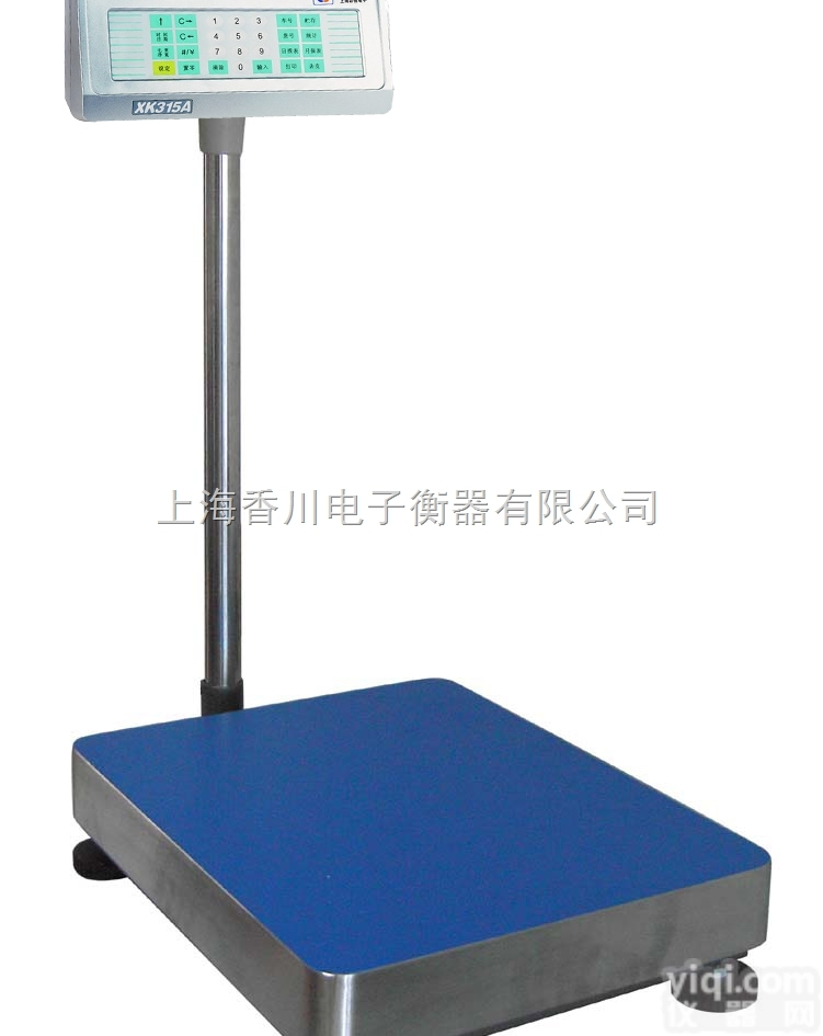TCS-XC  上海香川不锈钢电子<em>台秤</em>500kg <em>标签</em><em>打印</em>机电子<em>台秤</em>