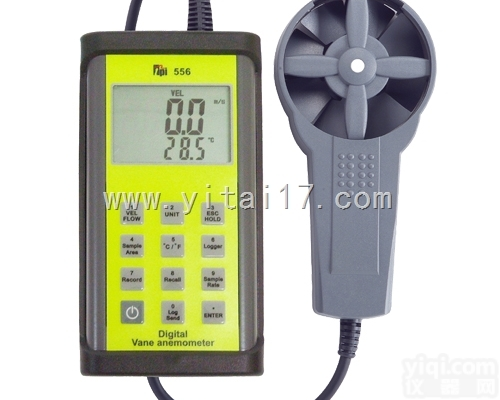 TPI-556 高温转轮式<em>风速</em>仪<em>风速</em>计风量<em>测试仪</em>