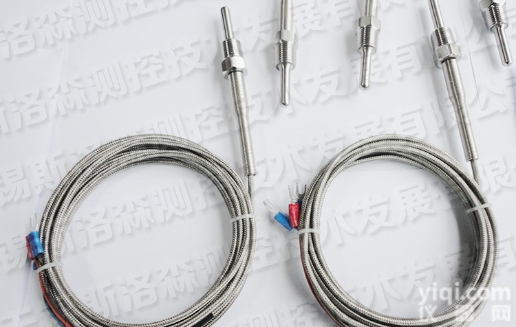 温度传感器、固定<em>螺纹</em>PT100、<em>热电阻</em>、WZP-235<em>螺纹</em>温度传感器