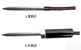 针式温度<em>传感器</em>、温度<em>探头</em>、PT100<em>传感器</em>、JCJ100TTZ 探针式...