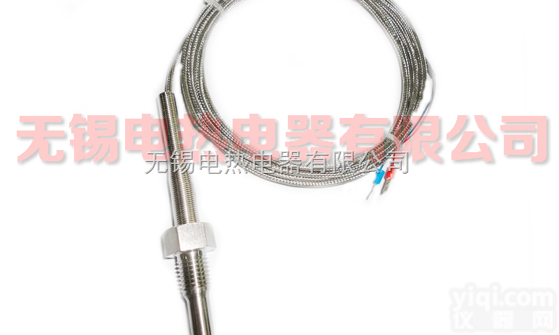 无锡<em>热电阻</em>、<em>热电偶</em>、PT100温度传感器 高温屏蔽线式<em>热电阻</em><em>螺纹</em>式温度...