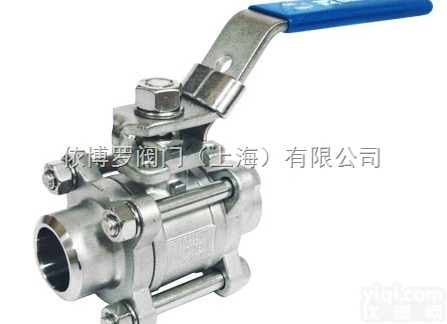 101624-604  上海依<em>博罗</em>三<em>片式</em>对焊<em>球阀</em>