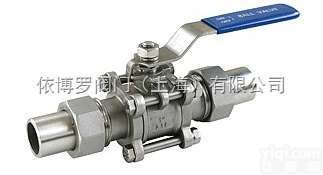 101317-808  上海依<em>博罗</em>三<em>片式</em>活接对焊<em>球阀</em>