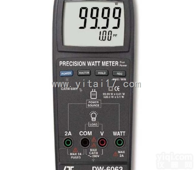 DW-6163 精密型手持式<em>瓦特</em><em>功率表</em><em>功率计</em>