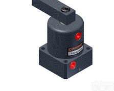 UNIMEC隆运_TAS63CW90/CCW_<em>压板</em>型气压<em>转角</em>缸