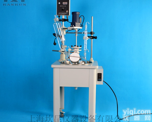 F-100L  大容量<em>单层玻璃反应釜100L</em>