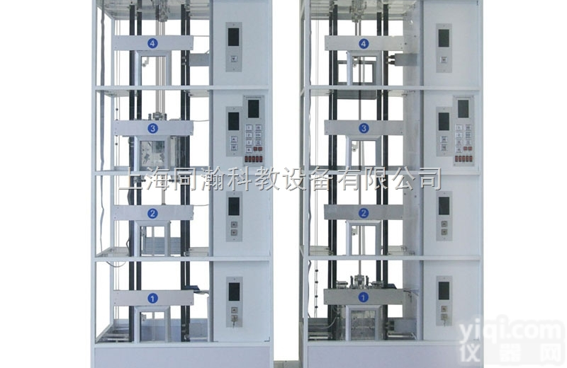 TH-2DT4-FX3U-64MR  四层双联透明<em>仿真</em>教学<em>电梯</em>模型（<em>三菱</em>）