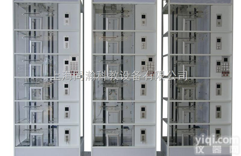 TH-3DT6-S7-200  <em>群控</em><em>三联</em>六层透明<em>仿真</em>教学电梯模型