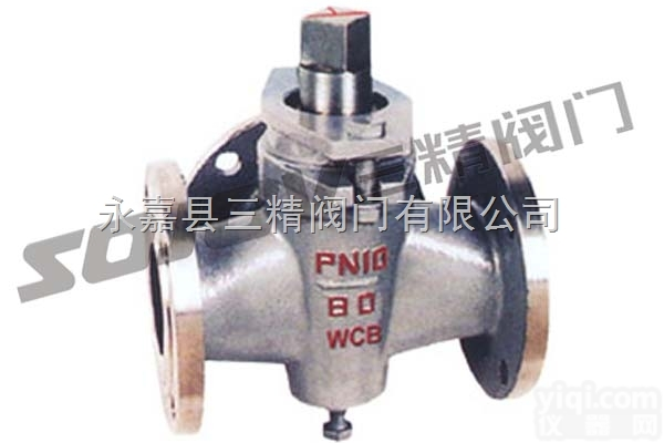 X44W  <em>旋塞阀</em>图片系列:X44W<em>三通</em>铸钢<em>旋塞阀</em>