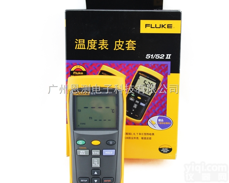Fluke 52-II  <em>福禄克</em> Fluke 52-II  <em>温度计</em>  接触型<em>温度表</em>