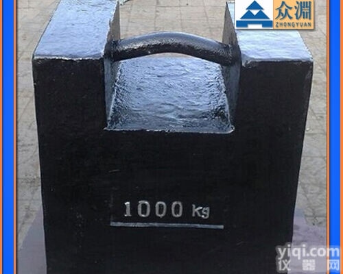 1吨锁型<em>砝码</em>，1T<em>方型</em>铸铁<em>砝码</em>价格