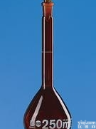 <em>德国</em>BRAND<em>棕色</em>硼硅玻璃容量瓶进口普兰德Boro3.3A级<em>棕色</em>容量瓶