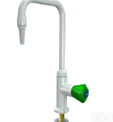 BT614  美国进口watersave <em>台式</em><em>单口</em><em>水龙头</em> 带有6寸固定 旋转鹅颈