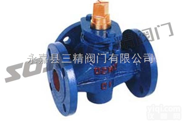 X44T-1.0  <em>旋塞阀</em>图片系列:X44T<em>三通</em>铜芯<em>旋塞阀</em>