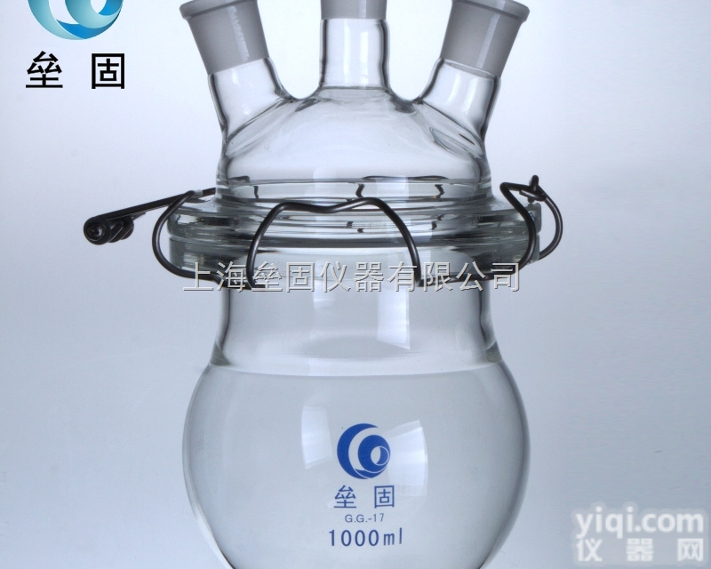 5000ml  四口开口反应器（球形） 厚料<em>玻璃</em>反应<em>烧瓶</em> 5升<em>玻璃</em>反应斧 四口<em>烧瓶</em> 高...