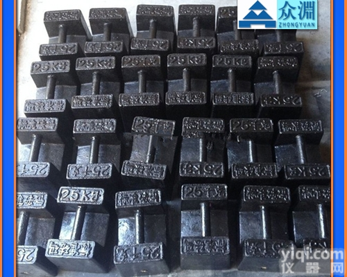 河南<em>铸铁</em>砝码<em>铸造</em>厂，m1级25kg<em>铸铁</em>砝码批发价格