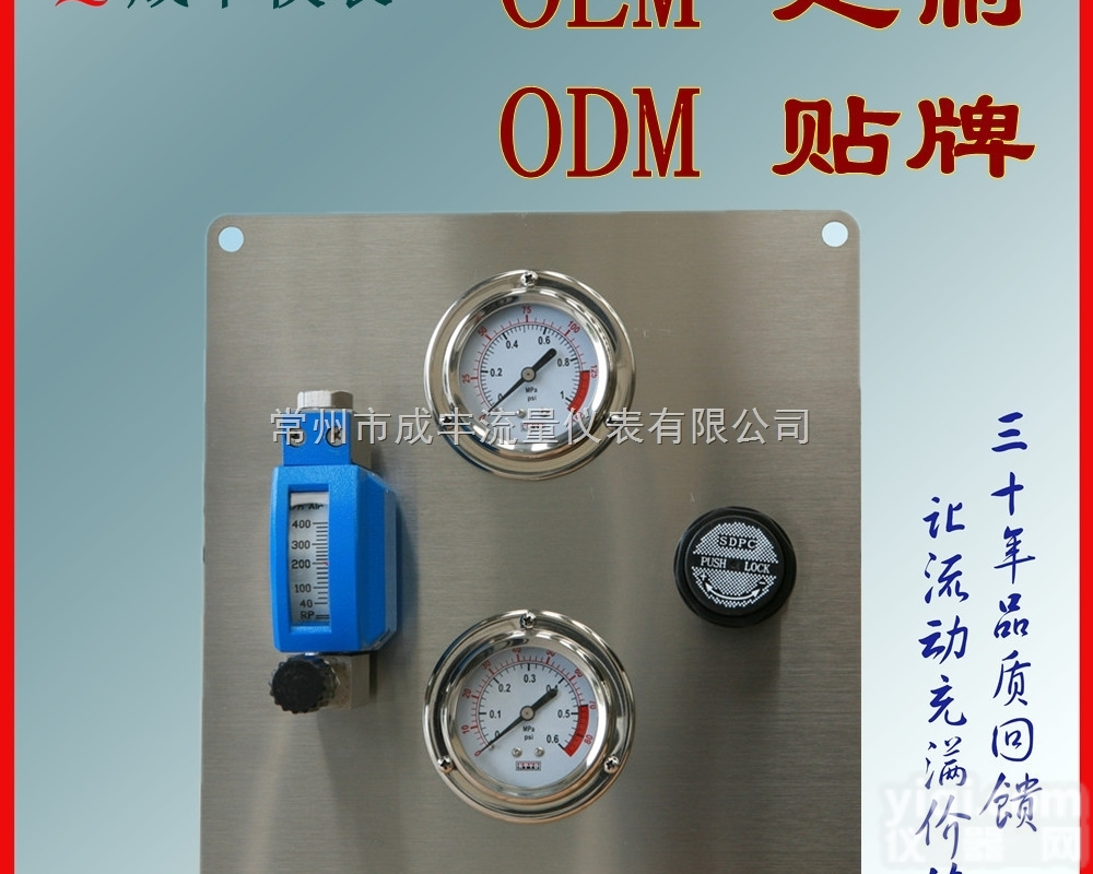 <em>吹扫装置</em>  包邮包税温州面板式<em>吹扫装置</em>【成丰仪表】厂家选型