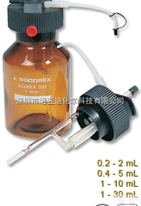 Socorex Acurex 501  <em>琥珀色</em><em>玻璃瓶</em>口配液器