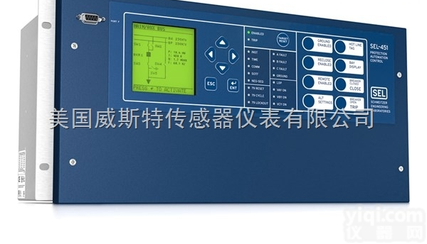 SEL-451  <em>变电站</em>保护-<em>美国</em>SEL微机保护继电器