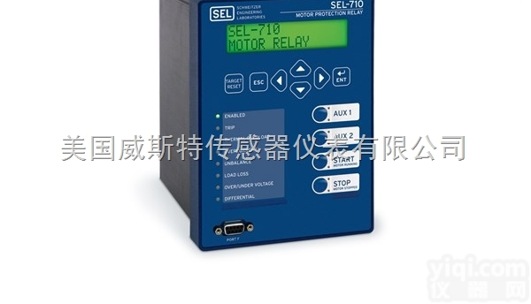 SEL-710，SEL-710-5  <em>美国</em>sel微机保护装置-<em>电动机</em>保护继电器