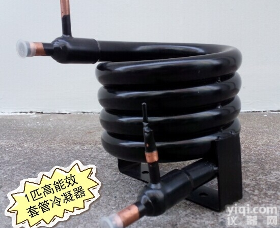 GX 1匹 套管式水冷凝器 冷热水交换器 空气能GX<em>热交换器</em>